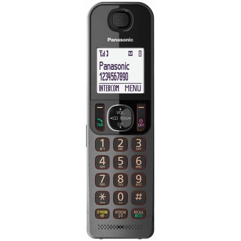 Телефон Panasonic KX-TGF310RUM беспроводной, цвет черный