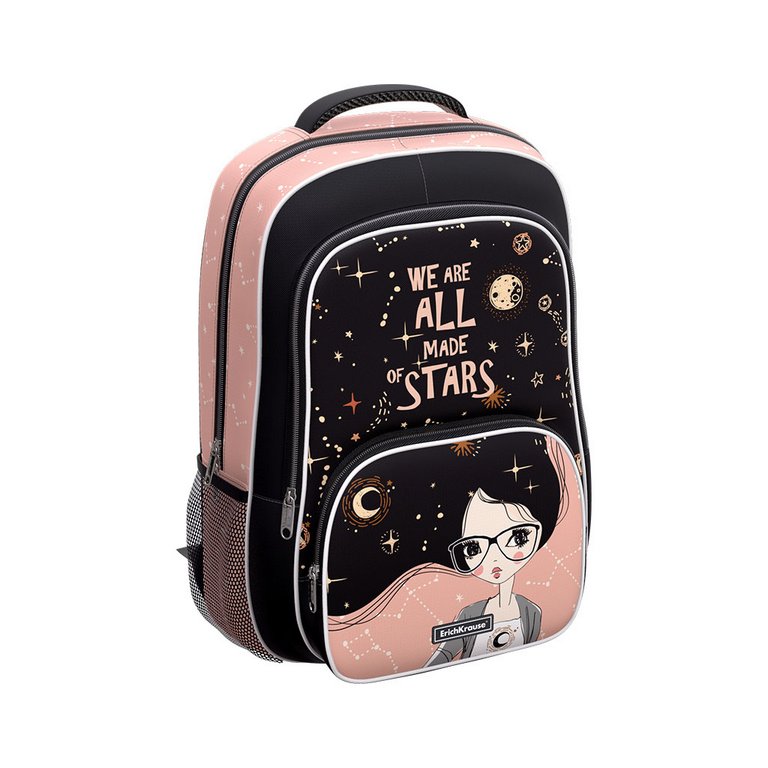 Рюкзак школьный для девочки ErichKrause ErgoLine 20L "Star Soul" 44x22x33 разноцветный