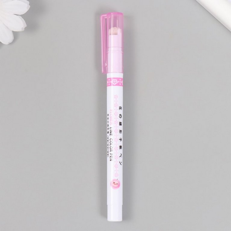 Ручка-печать роликовая "Цветочки" 13 см