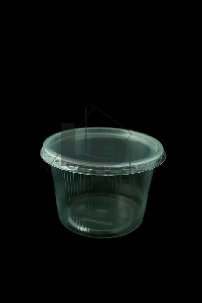 Контейнер круг. 350 мл, прозрач.,
