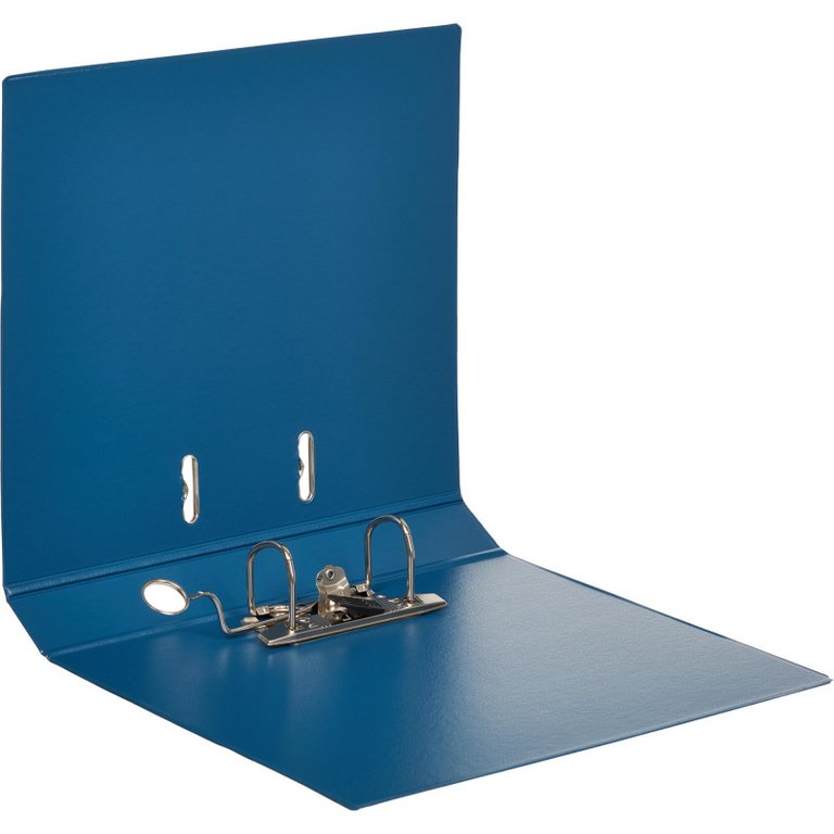 Папка-регистратор А4 50мм Bantex пл. карман на торце, в пленке ПВХ синяя