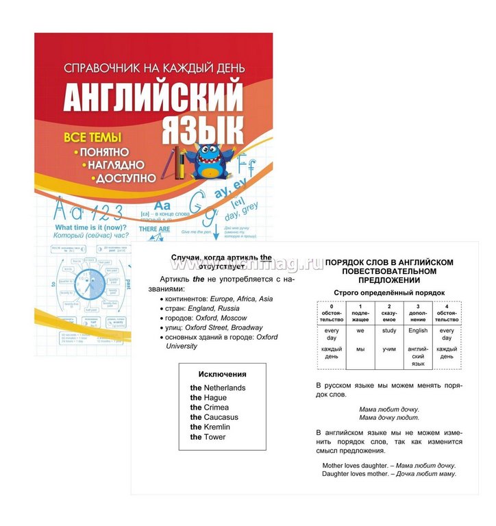 Справочники "Полный курс начальной школы: 4 в 1" (матем., русск.яз., англ.яз., чтение) Учитель