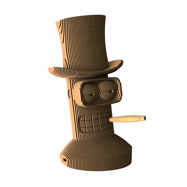 Сборная модель из гофрокартона "Бендер" h=23см, 175 дет, 6+, 5cult