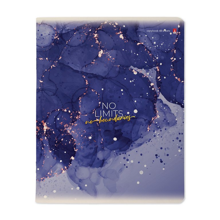 Тетрадь 48 лист кл. А5 на скрепке "МРАМОР"