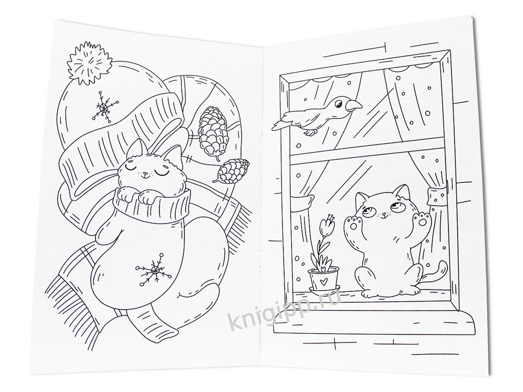 Раскраска А4 "Милые котята" 12 стр. ПРОФ-пресс Раскраска А4 "Милые котята" 12 стр. ПРОФ-пресс