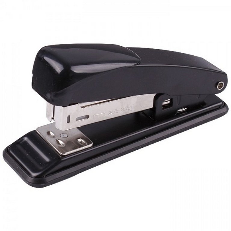 Степлер 24/6 до 20л металлический, Ofice Space черный