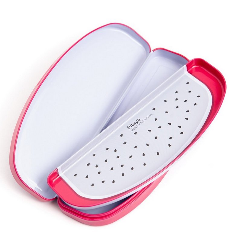 Пенал   "Фрукты" BEIFA 2 отделения (металлический)