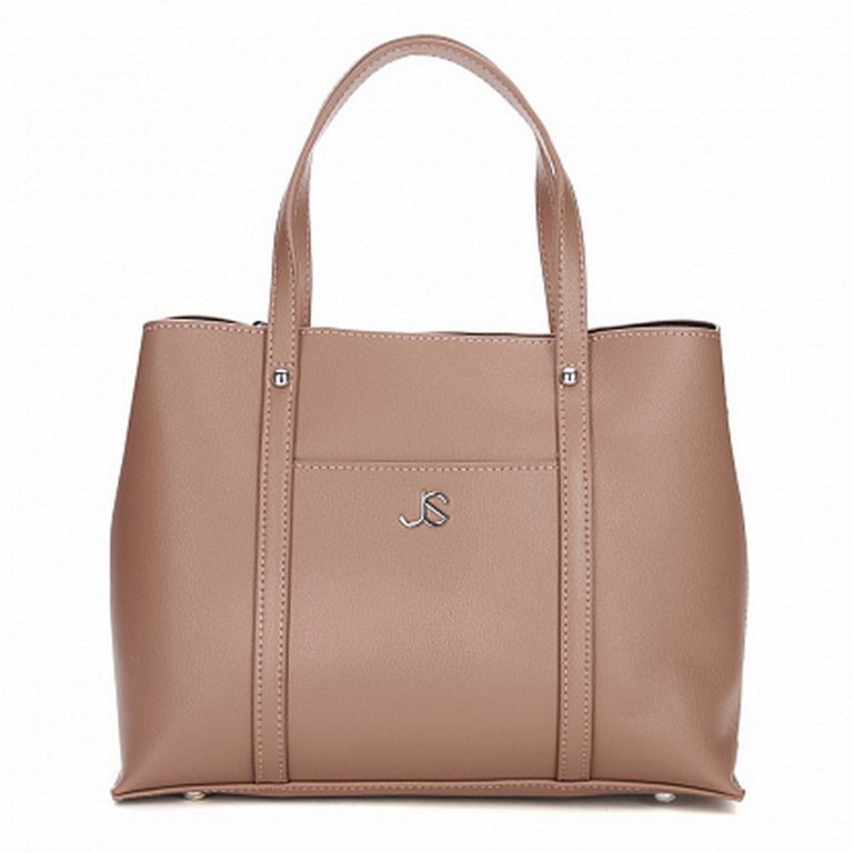 Сумка женская Jane's Story бежевая, нат. кожа