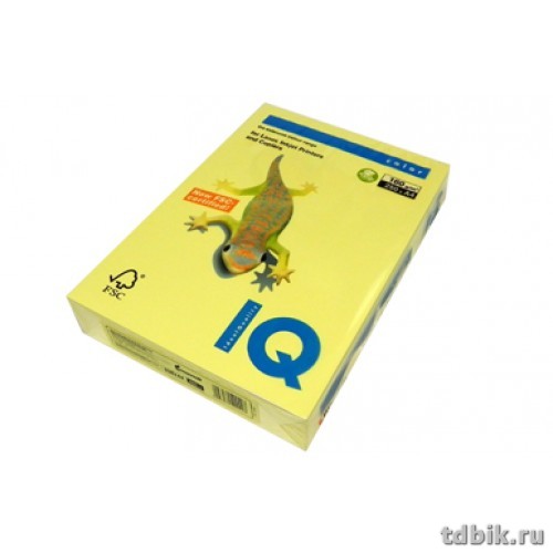 Бумага IQ trend 80 А4 34, 500 лист/уп, лимонно-желтый