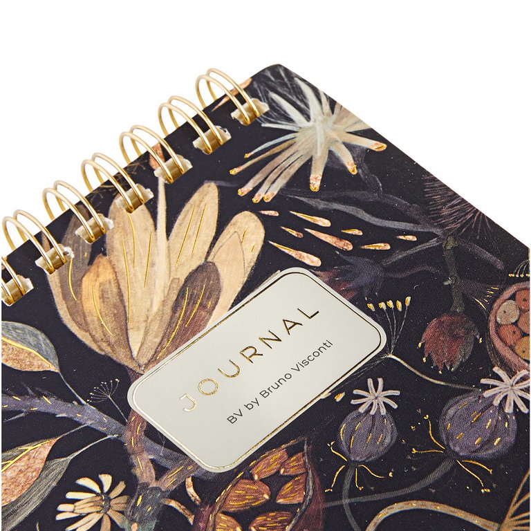 Блокнот А7  60л.,  90*90 мм, на гребне Bruno Visconti "POCKET JOURNAL. Ночные цветы"