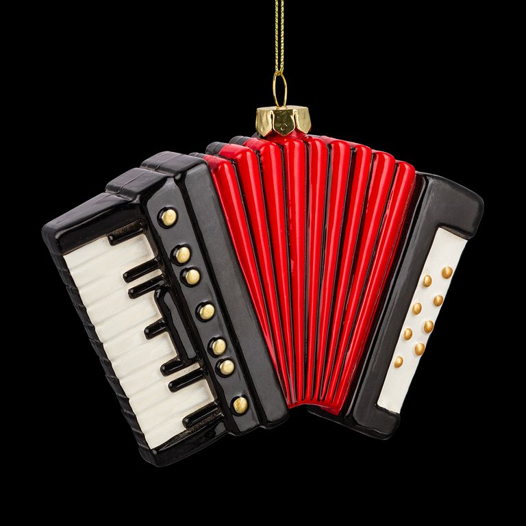 Украшение елочное из полирезины "Аккордеон" 11 см