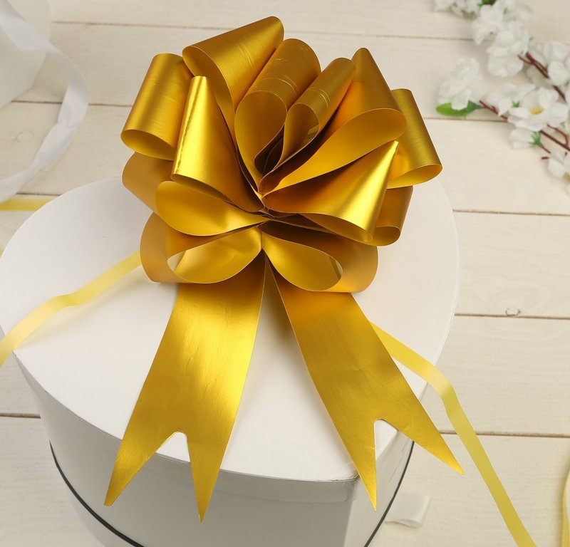 Бант Шар 45мм золотой
