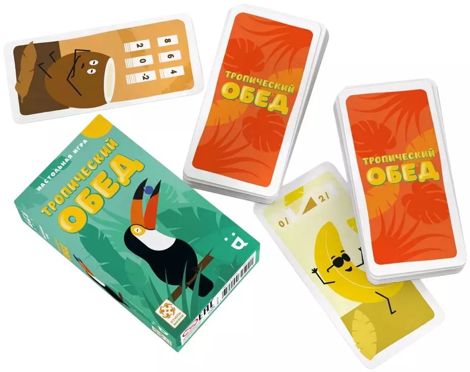 Игра настольная  .6+ с карточками "Тропический обед" Стиль жизни