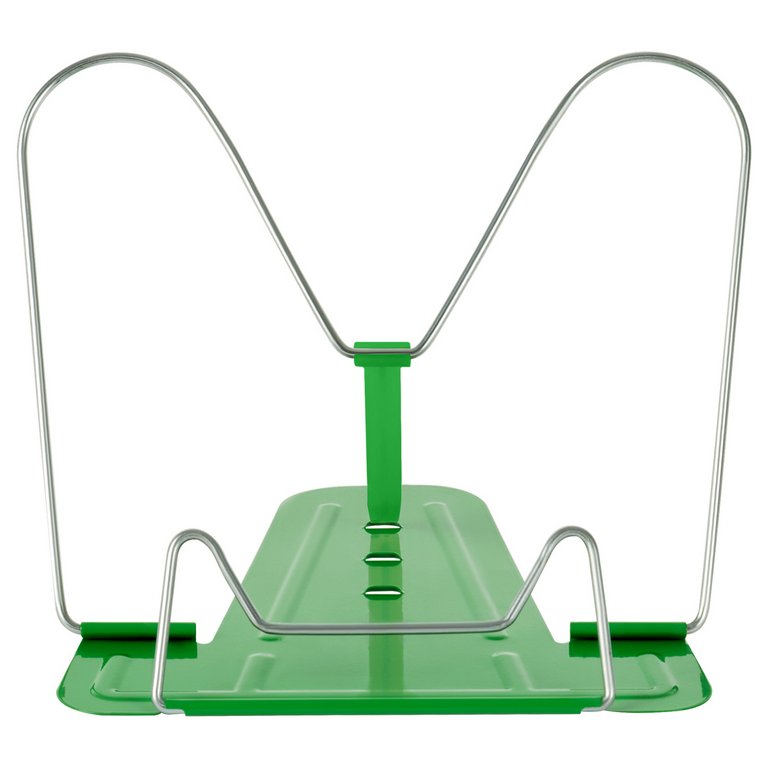 Подставка для книг 210*285 мм Стамм металлическая, зеленая