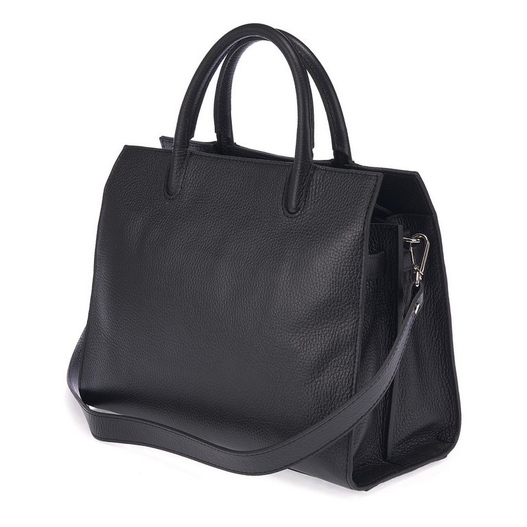 Сумка женская Dr.Koffer 32х26х11см см, нат.кожа черная