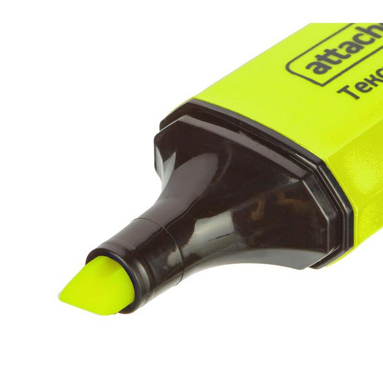 Текст-маркер Attache желтый, 1-5мм