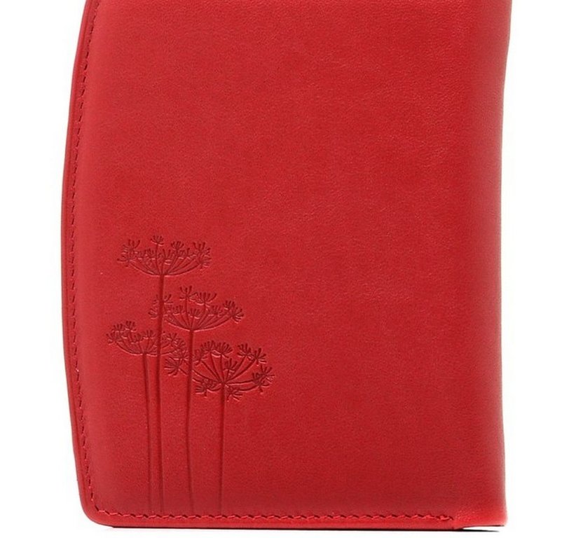 Портмоне D.Morelli женское "Red-2" среднее, нат.кожа