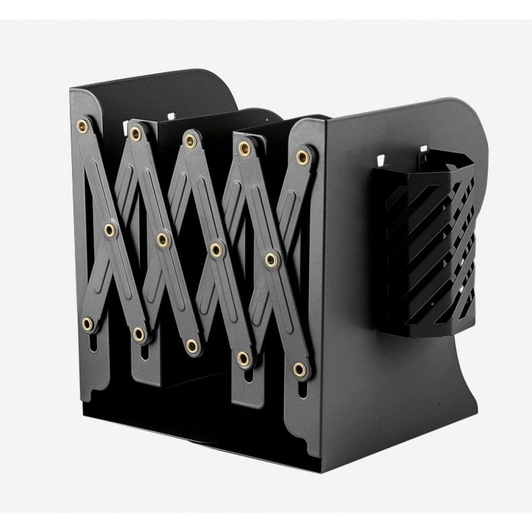 Подставка для книг 190*147 мм deVENTE "Slider" металлическая, черная