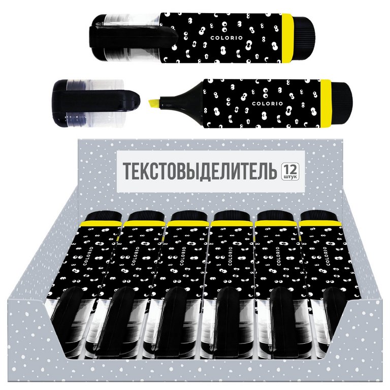 Текст-маркер Colorio лимонный