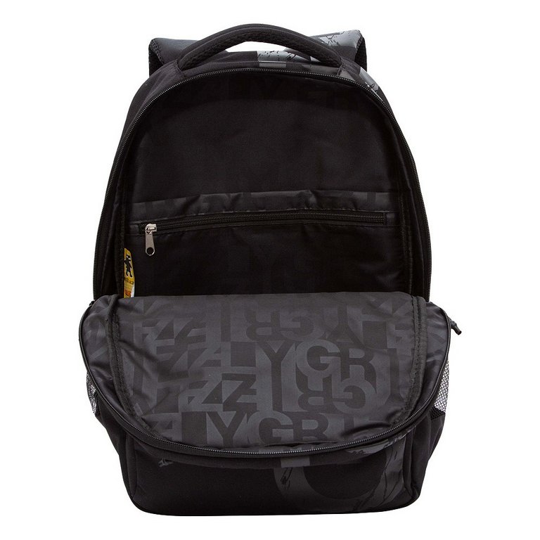 Рюкзак молодежный мужской Grizzly 45*32*23 см., черный