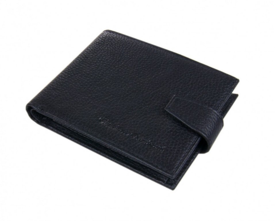 Портмоне Franchesco Mariscotti нат. кожа, черный