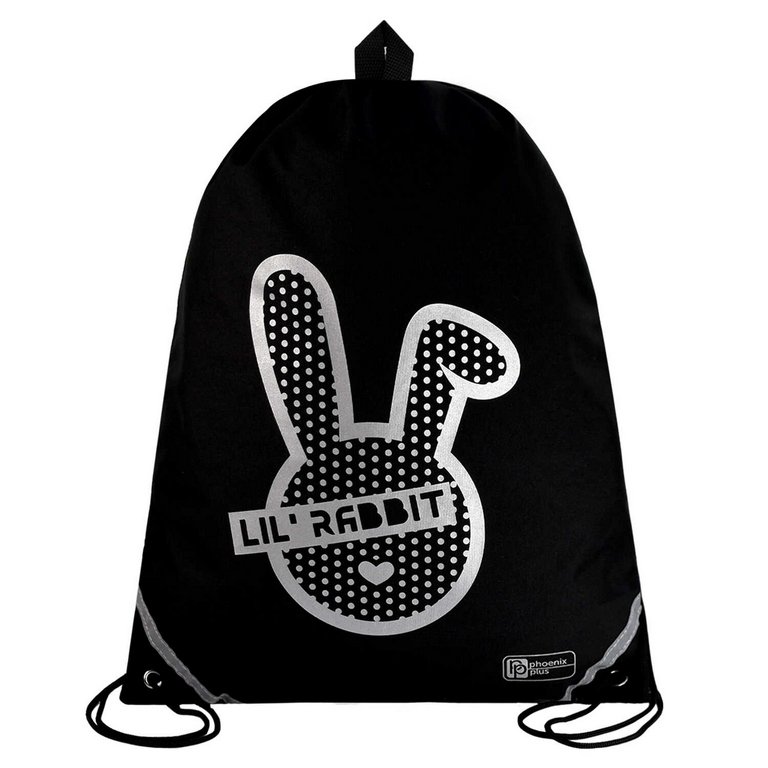 Сумка для обуви для девочки 48*36 см Феникс+ "Серебряный зайчик"