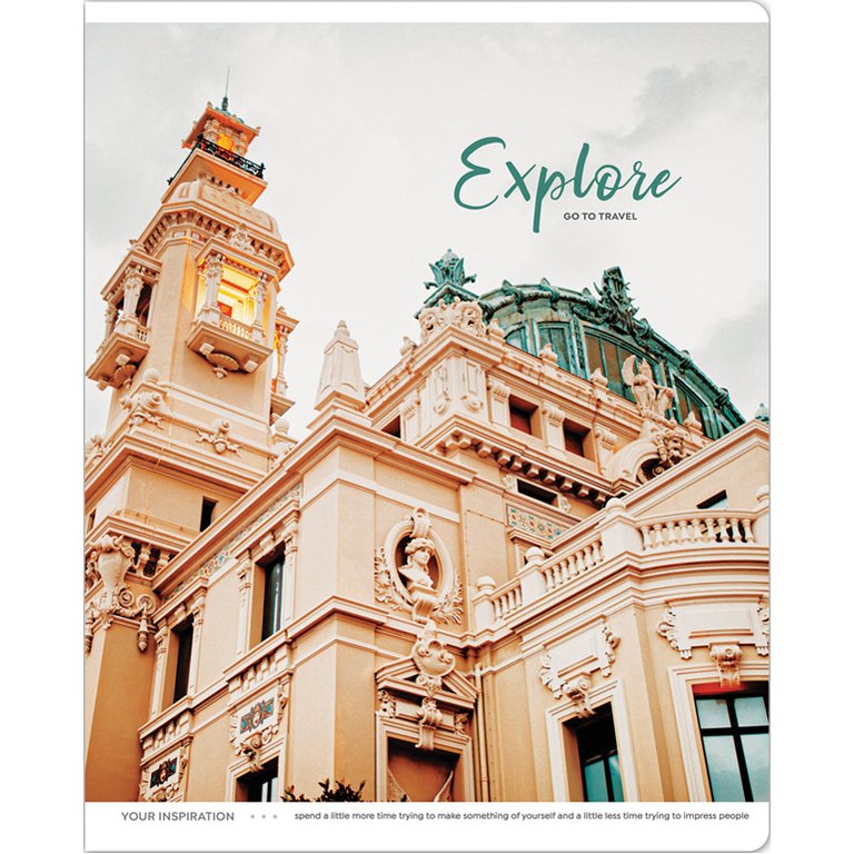 Тетрадь 48 лист кл. А5 на скрепке Greenwich Line "Inspiration", глянцевая ламинация, 70г/м2