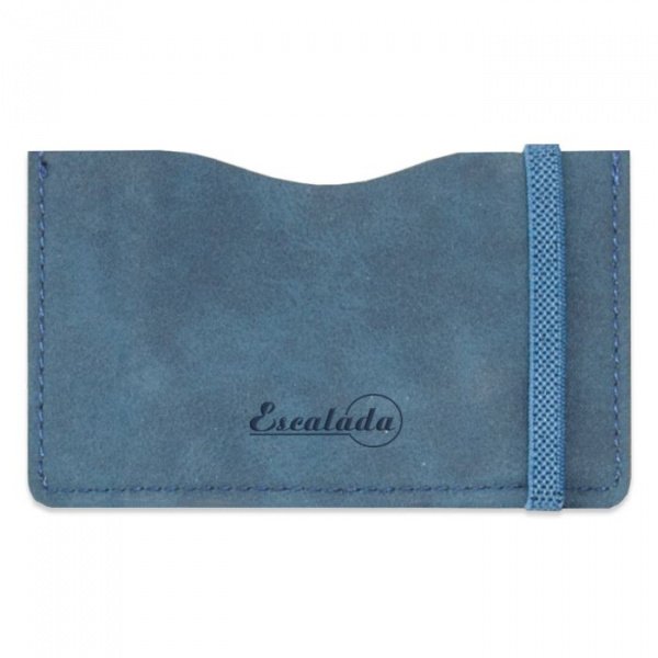 Футляр для кредитных карт "НУБУК" цвет синий, 108х65 мм