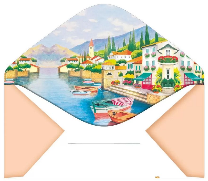 Конверт (для денег) без надписи (цветы)