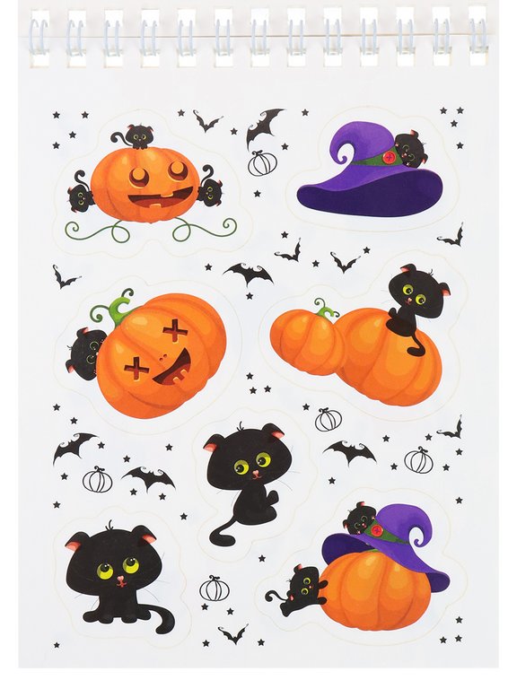 Набор наклеек 150 шт "Мой Хэллоуин" 16л., А6, MILAND