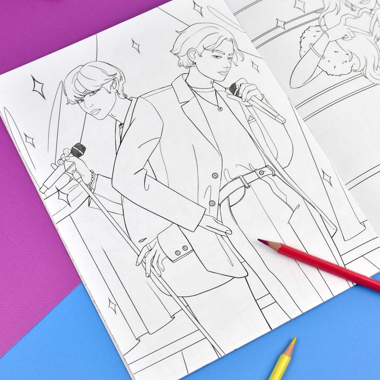 Раскраска А4 "K-POP" 8л Феникс+