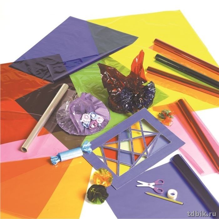 Калька декоративная "ЦВЕТНАЯ" 24*32см, 10л/уп