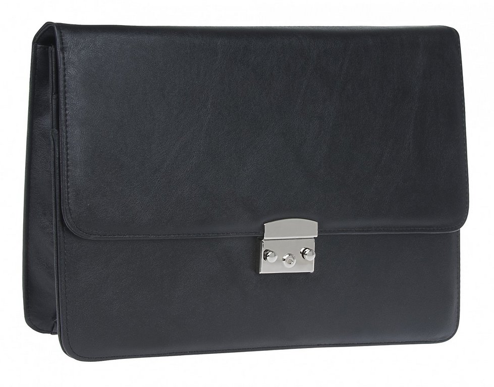 Папка "Alliance" кож.зам., черная