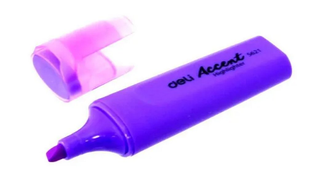 Текст-маркер Deli Accent Delight 1-5мм фиолетовый