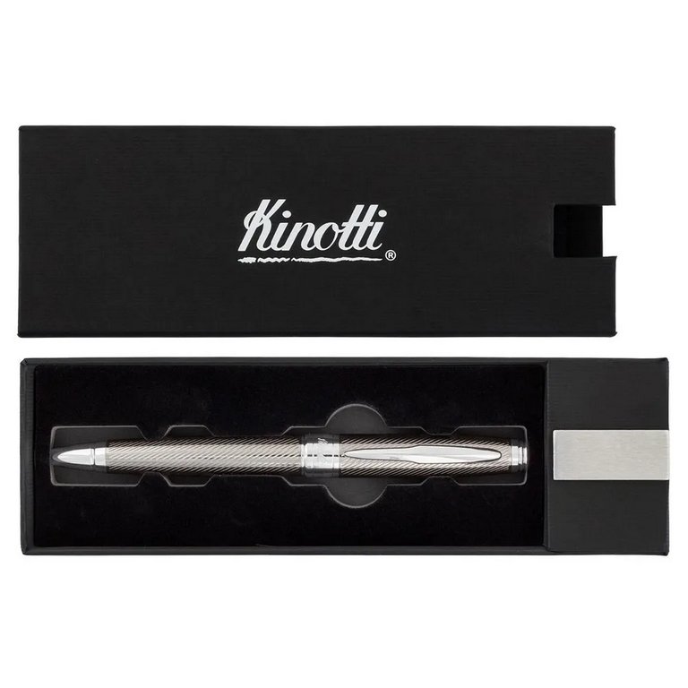 Ручка шариковая Kinotti "Alberti" подар.футляр, синяя 1мм (стерж.98мм тип Parker)