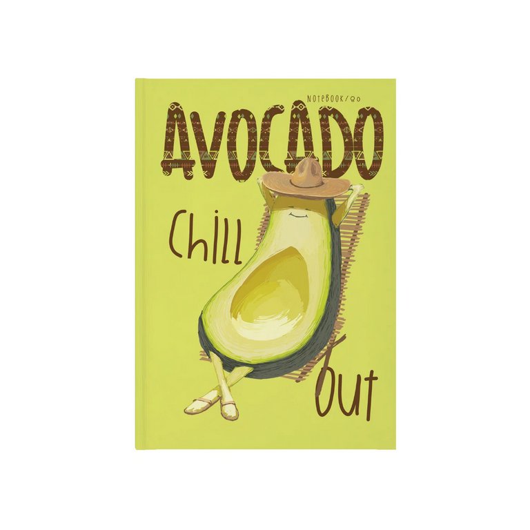 Бизнес-блокнот А5  80л., 148*210 мм, Альт "AVOCADO STYLE"