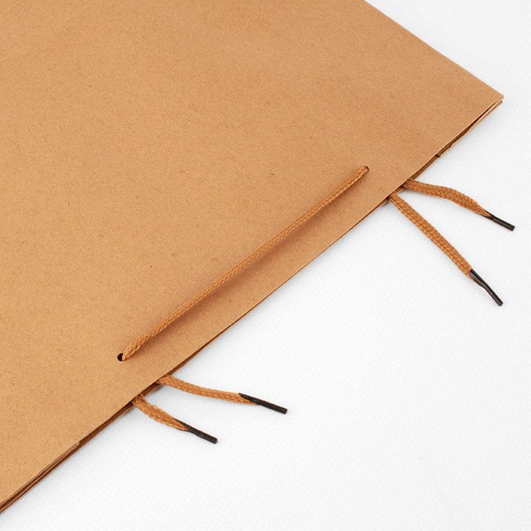 Пакет бумажный горизонтальный 32*25см крафт