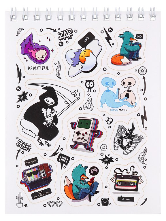 Набор наклеек 150 шт "Мои приколы" MILAND