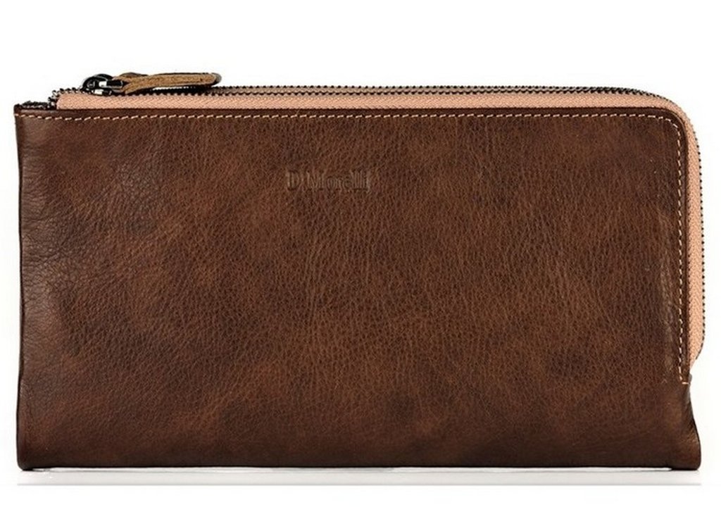 Сумка-органайзер D.Morelli "Бонд" нат. кожа, коричневая