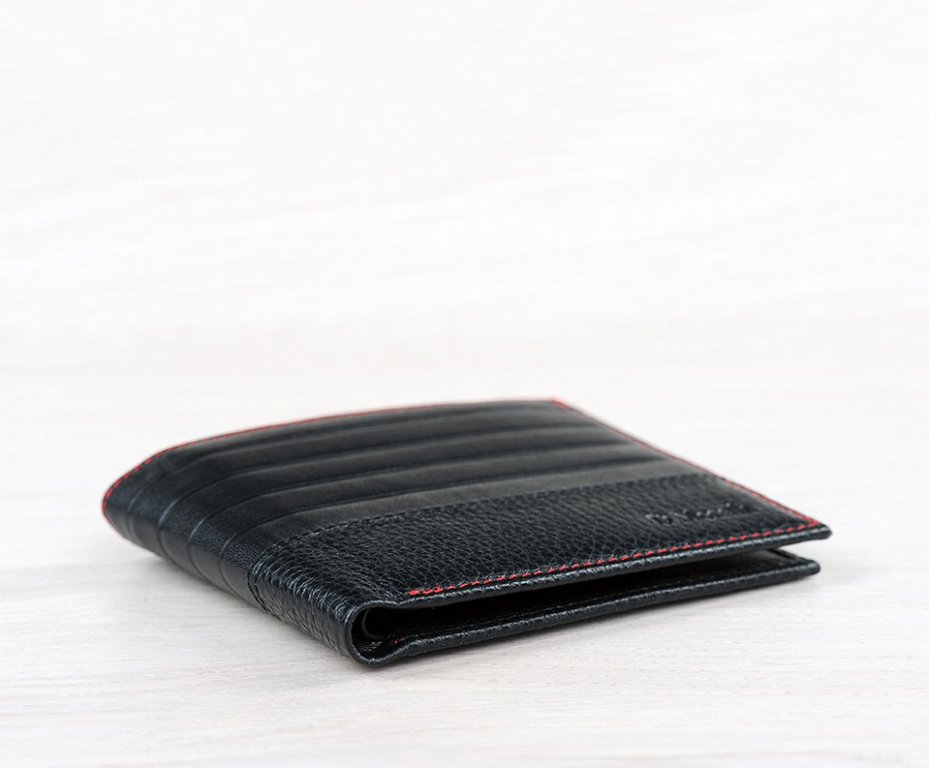 Портмоне D.Morelli мужское "Амадей" нат.кожа, цвет черный