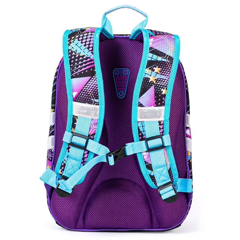 Рюкзак каркасный для девочки Seventeen "Единорог" (кодовый замок) 39x28x15 см