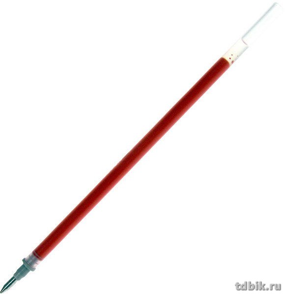 Стержень гелевый 138мм Crown красный 0,5мм (линия 0,35мм)