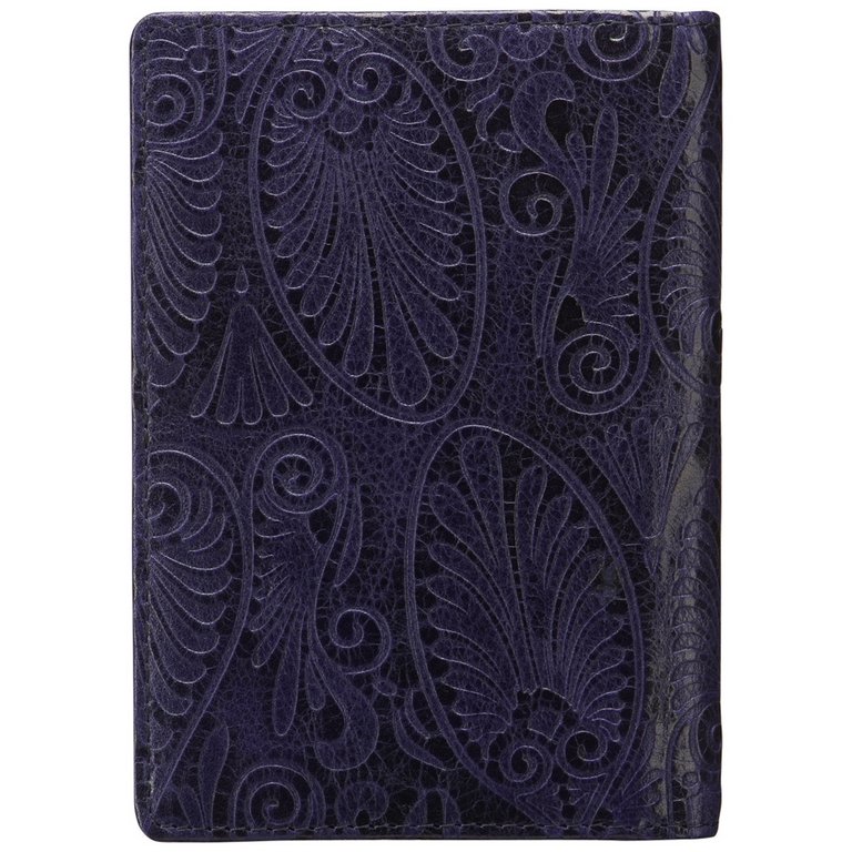 Обложка для автодокументов Dr.Koffer нат. кожа, фиолетовая