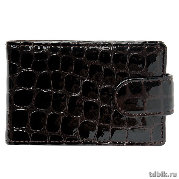 Визитница Dr.Koffer 11*7см на 48 визиток, коричневый