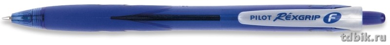 Ручка шариковая авт. Pilot REXGRIP 0,5мм, синяя (стерж.99мм, линия 0,18мм)