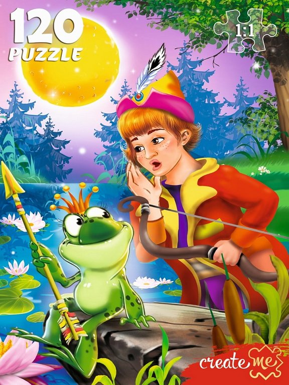 Пазлы  120 дет. "Детские сказки" Рыжий кот