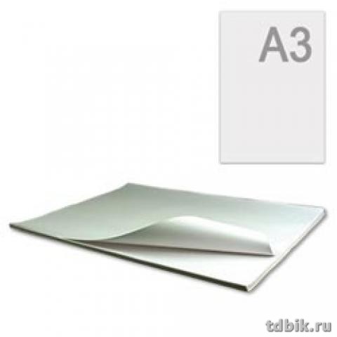 Бумага для рисования А3, 100л. 200 гр., Гознак, бумага марки "А"