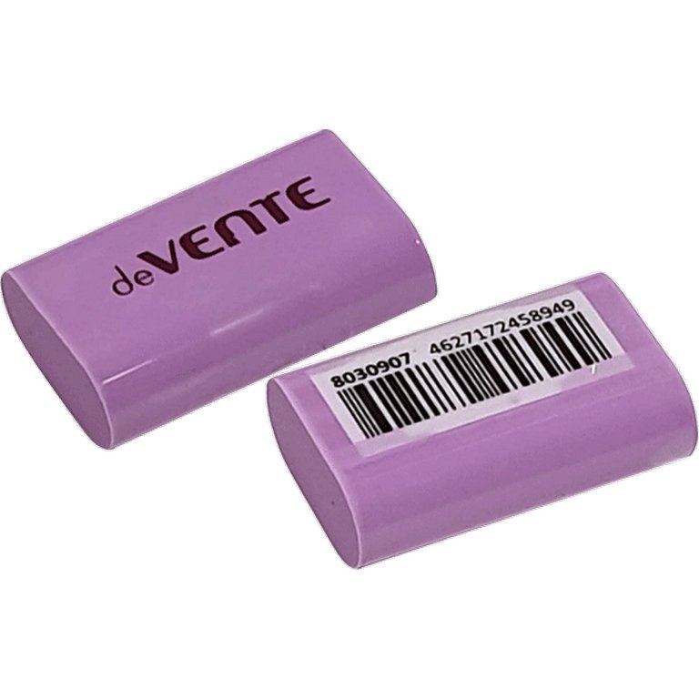 Ластик deVENTE "Paste" 37*24*11 мм, прямоугольный, цветной