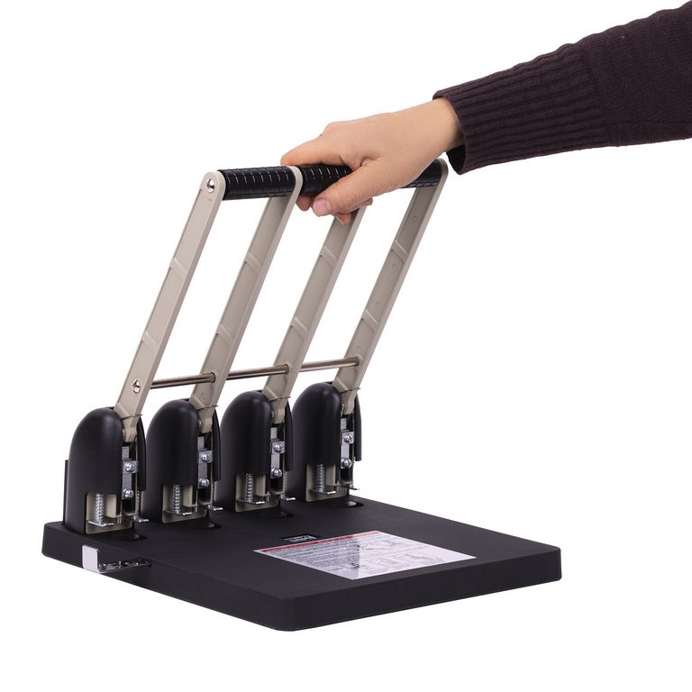 Дырокол мощный до 150л на 4 отверстия Kw-Trio