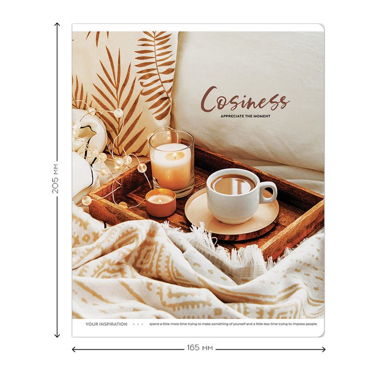 Тетрадь 48 лист кл. А5 на скрепке Greenwich Line "Inspiration", глянцевая ламинация, 70г/м2